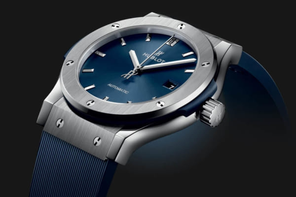 Mặt kính Dây đeo Thiết kế đồng hồ Hublot Classic Fusion Blue 542.NX.7170.RX