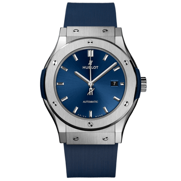 Đồng hồ Hublot-CLASSIC-FUSION-TITANIUM-BLUE-42-MM
