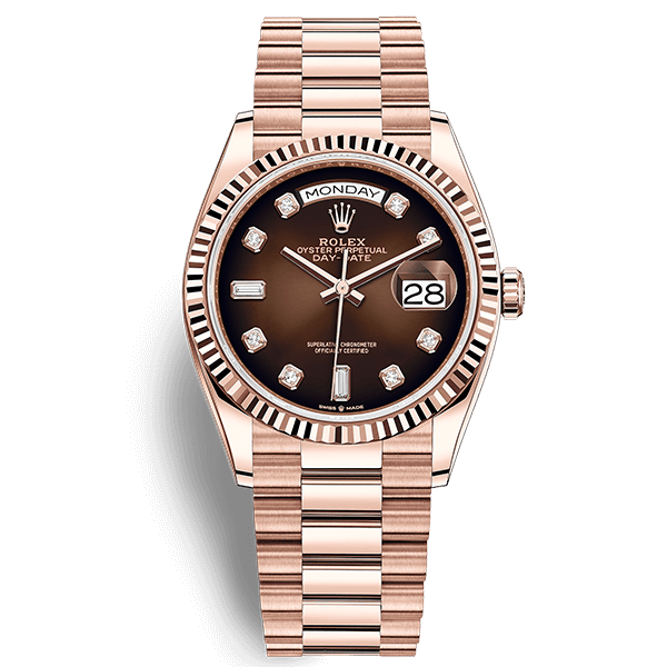 Đồng hồ Rolex Day-Date 36 Everose Gold m128235-0037