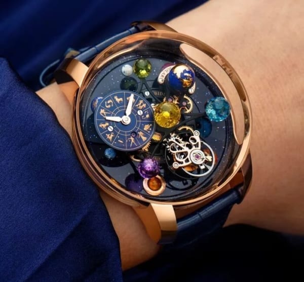 Thiết kế Jacob & Co. Astronomia Solar Planets - Zodiac 44 mm AS310.40.SP.ZK.A